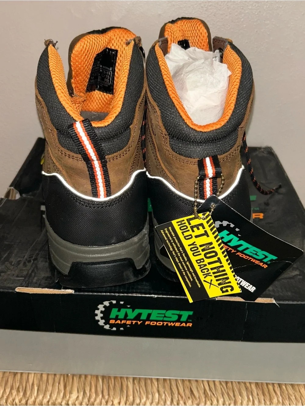 Hytest Brown Work metro Boots metro composite waterproof Safety Boot
